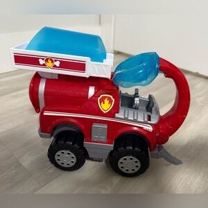 Paw Patrol Marshall Fire Truck Water Cannon Toy Vehicle Blue Water